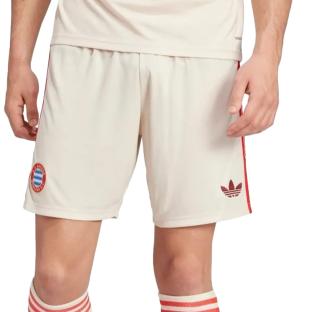 FC Bayern Short Beige/Rouge Garçon Adidas 24/25 vue 0