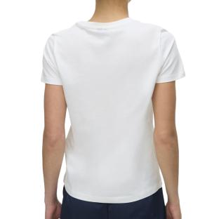 T-shirt Blanc Femme Vero Moda Silja Francis vue 2