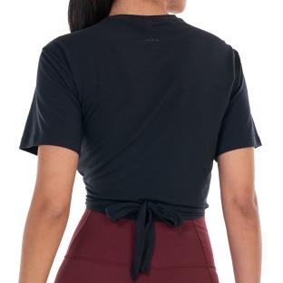 T-shirt Noir Femme Adidas Yga vue 2