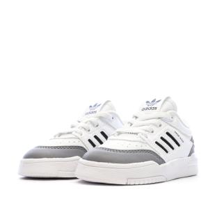 Baskets Blanches/Grises Garçon Adidas Drop vue 6