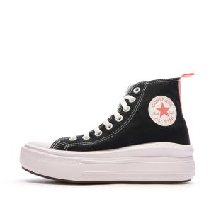 Baskets Noir/Rose Femme Converse All Star Move Platform pas cher