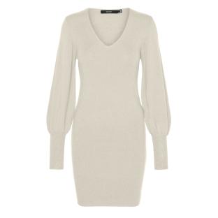 Robe Pull Beige Clair Femme Vero Moda Holly pas cher