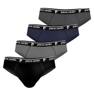 X4 Boxers Noir/Gris/Marine Homme Pierre Cardin Ssvet pas cher