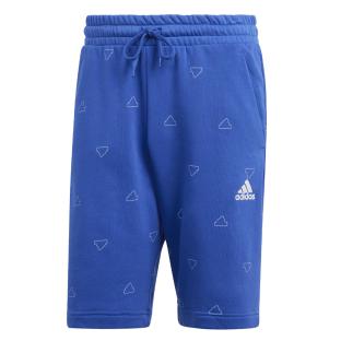 Short Bleu Homme Adidas Monogramme vue 0