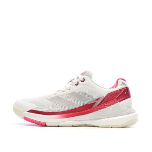 Chaussures de padel Blanc/Rose Femme Adidas Crazyquick Boost Padel vue 0