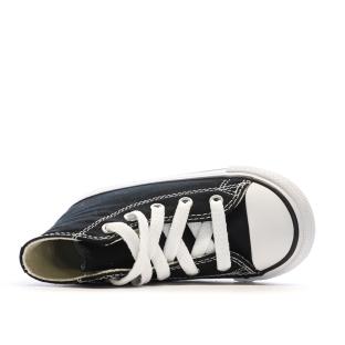 Baskets Noires/Blanches Garçon Converse Chuck Taylor All Star 7J231C vue 4