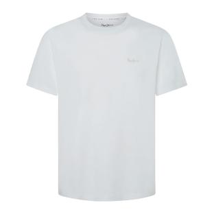 T-shirt Blanc Homme Pepe jeans Connor PM509206 vue 0