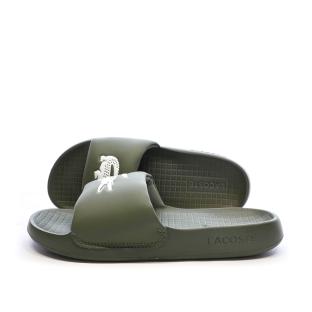 Claquettes Kaki Homme Lacoste Serve Slide 1.0 vue 0