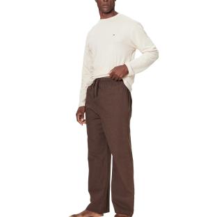 Pyjama Marron/Beige Homme Tommy Hilfiger Ls Flannel vue 0