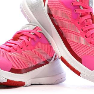 Chaussures de Running Rose Femme Adidas Crazyquick vue 0