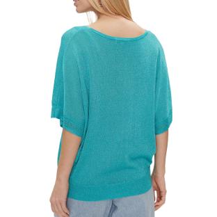 Pull Turquoise Femme Morgan MCHRIS vue 2