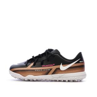 Chaussures de Foot Noir/Bronze Junior Nike Phantom GT2 Club TF pas cher