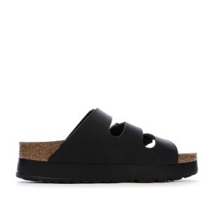 Sandales Noires Femme Birkenstock Arizona Papflex vue 2