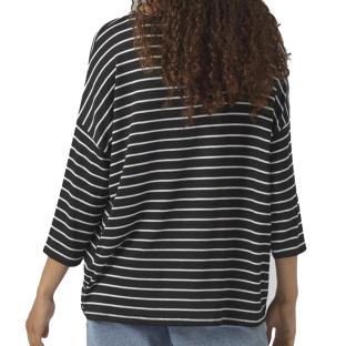 Pull Noir/Blanc Femme Vero Moda Brianna vue 2