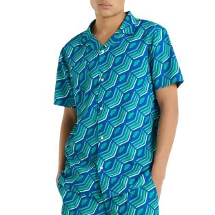 Chemisette Vert Homme Umbro Printed Shirt Regale pas cher