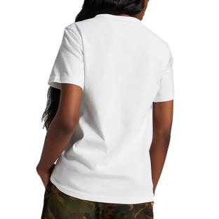 T-shirt Blanc Femme Converse Bemy2k vue 2