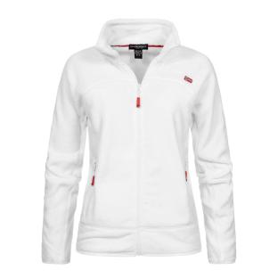 Veste polaire Blanche Femme Geographical Norway Upaline pas cher