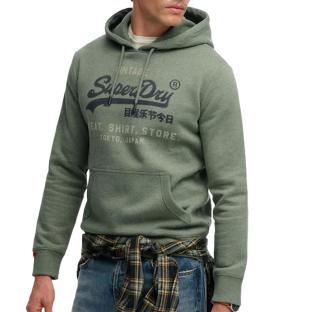 Sweat Vert Homme Superdry Vl Heritage vue 0