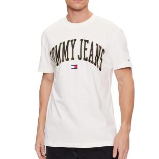 T-shirt Blanc Homme Tommy Hilfiger Gold pas cher