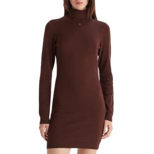 Robe Pull Marron Femme Tommy Hilfiger Tjw Ess Turtleneck vue 0
