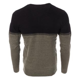 Pull Noir/Gris Homme RMS26 61008 vue 0