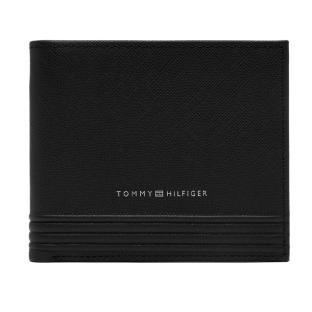 Portefeuille Noir Homme Tommy Hilfiger Business pas cher