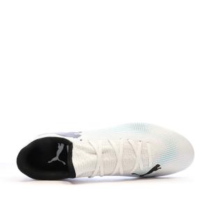 Chaussures de Football Blanc/Bleu Homme Puma Future 7 Play Fg/ag vue 4