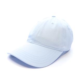 Casquette Bleu Clair Mixte Lacoste Monochrome Cotton Twill pas cher
