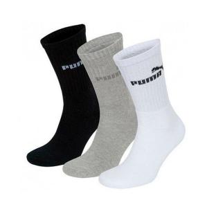 x3 Paires de Chaussettes Noires/Grises/Blanches Puma 7308325 pas cher