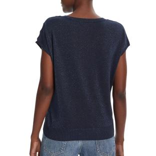 T-Shirt Bleu Femme Morgan MRING vue 2