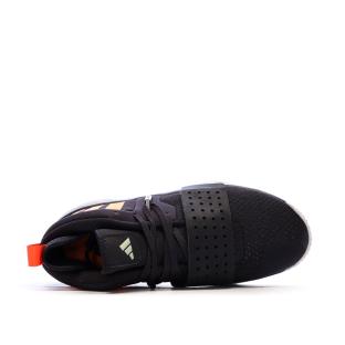 Chaussures de Basketball Noir/Orange Homme Adidas Dame 8 Extply vue 0