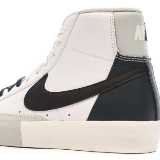 Baskets Blanches/Bleu Garçon Nike Blazer Mid '77 vue 7