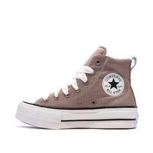 Baskets Taupe Femme Converse Chuck Taylor All Star Puff pas cher