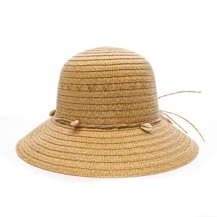 Chapeaux Marron Via Lorenzo Cloche Camel vue 0