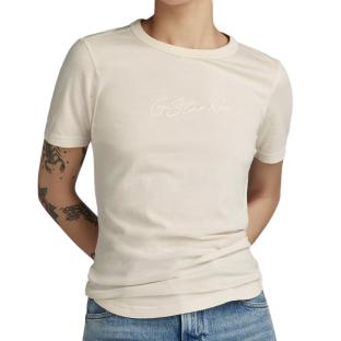 T-shirt Beige Femme G-Star Raw Autograph vue 0