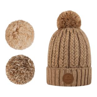 Bonnet Beige Foncé Femme Cabaia Moscow Mule pas cher