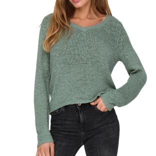 Pull Vert Clair Femme Only Geena pas cher