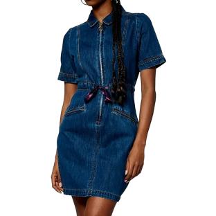 Robe en Jean Bleu Moyen Femme Kaporal Brat vue 0