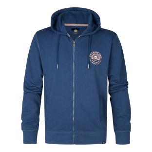 Sweat Zippé Bleu Homme Petrol Industries SWH103-5082 pas cher