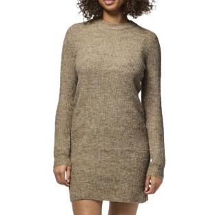 Robe Pull Marron Femme Pieces Ellen pas cher