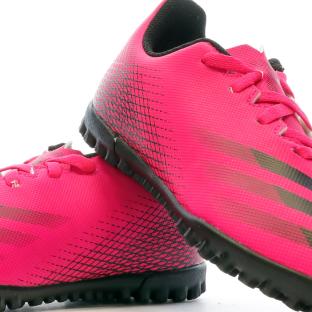 Chaussures de Futsal Rose Garçon Adidas X Ghosted.4 Tf J vue 0