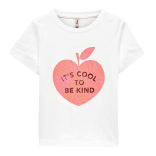 T-shirt Blanc Fille Kids Only Maggie vue 0