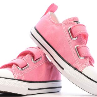 Baskets Roses Fille Converse Chuck Taylor All Star 709447C vue 7