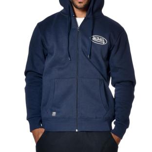 Sweat Zippé Marine Homme Von Dutch SLIGN vue 0