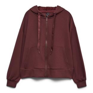 Sweat Zippé Prune Femme Vero Moda Hali vue 0