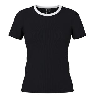 T-Shirt Noir Femme Pieces May vue 0