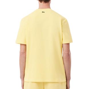T-shirt Jaune Homme Lacoste TH0284 vue 0