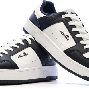 Baskets Blanc/Marine Homme Ellesse SANDY vue 0