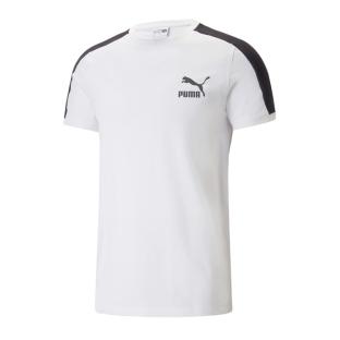 T-shirt Blanc Homme Puma Iconic pas cher