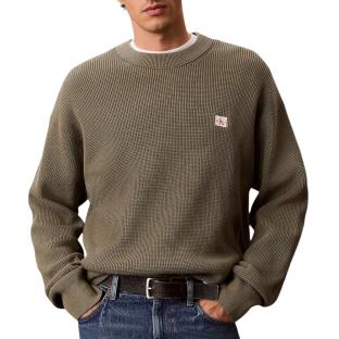 Sweat Vert Homme Calvin Klein 350terry Monog YAS vue 0
